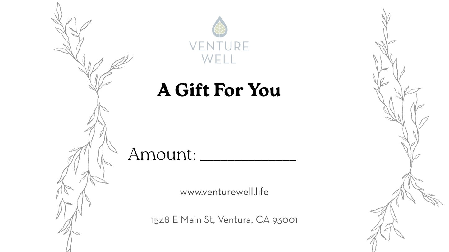 Venture Well Gift Card