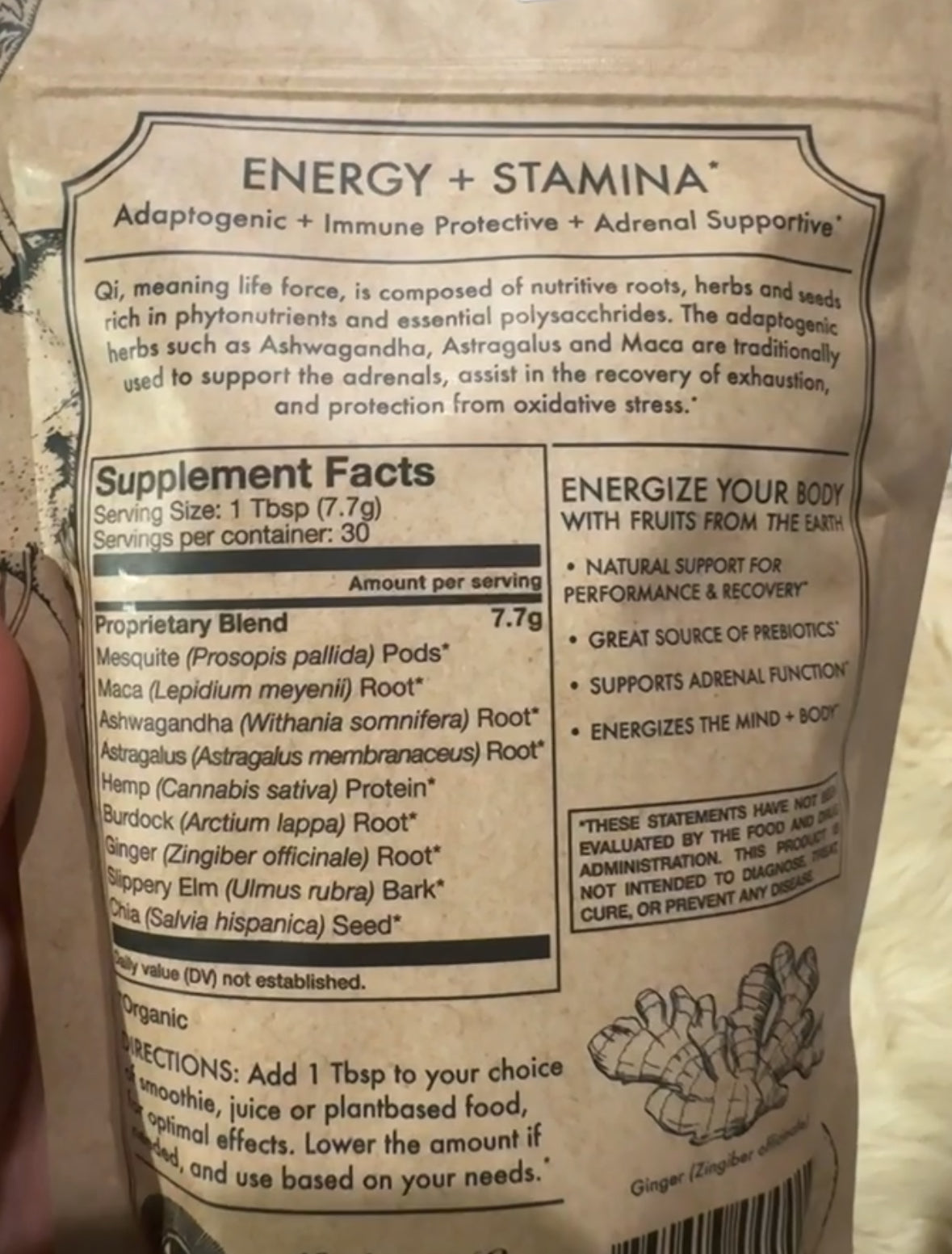 Qi | Energy + Stamina